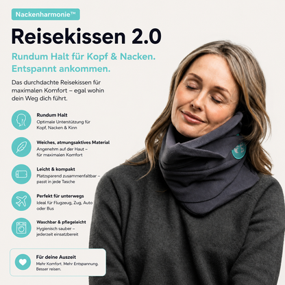 Nackenharmonie™ | Dein Reisekissen 2.0