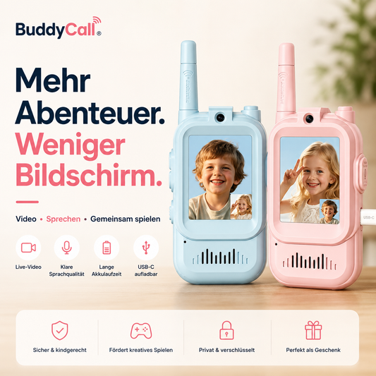 BuddyCall® | Mehr Abenteuer, weniger Bildschirmzeit.